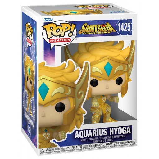 1425 figurine funko pop saint seiya aquarius hyoga box