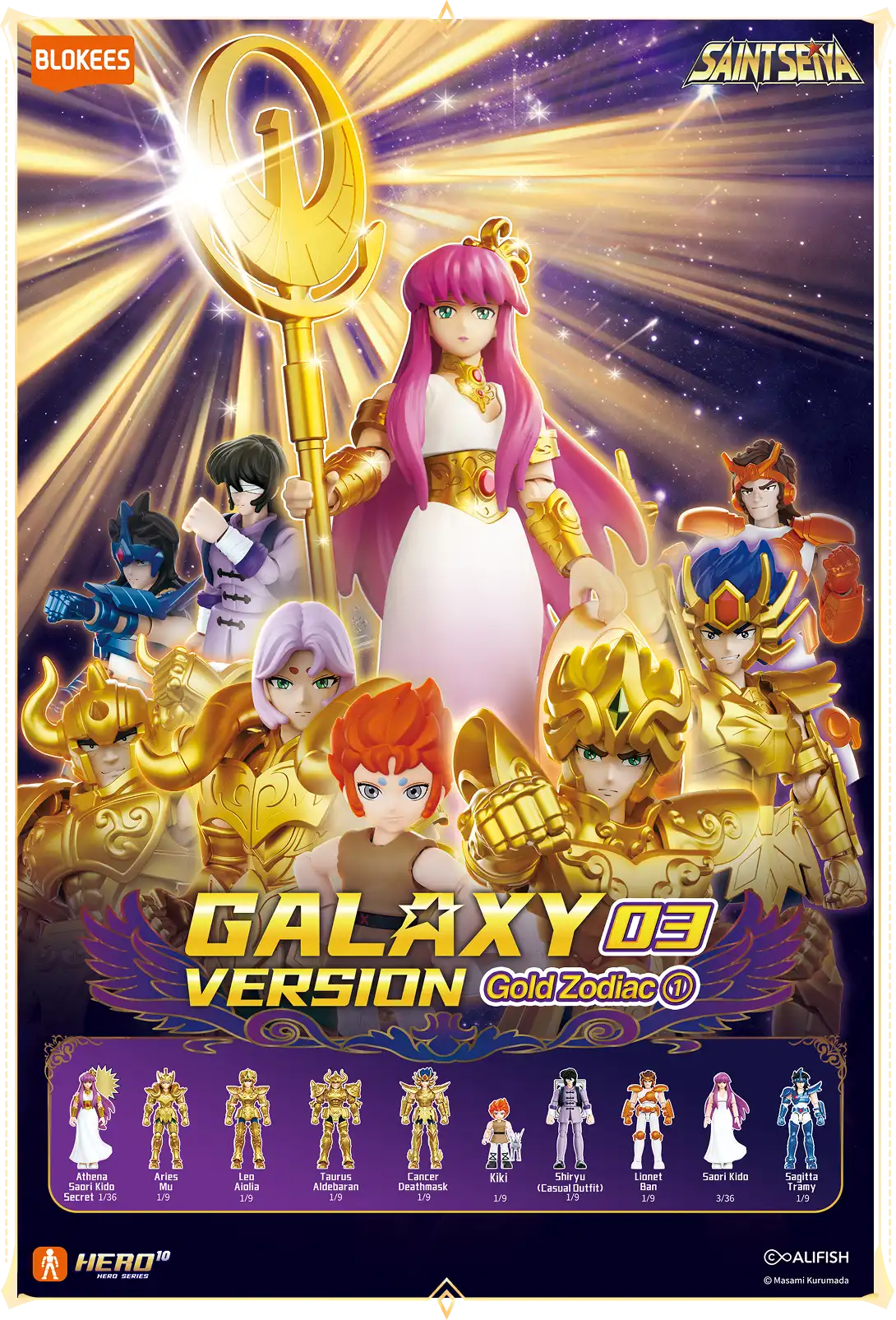 Blokees Champion Class 03 Gold Zodiac Single Box