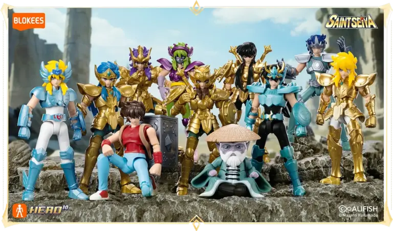 Blokees Champion Class Whole Set Galaxy Version 01 The Legacy of the Gold Saints 0 scaled