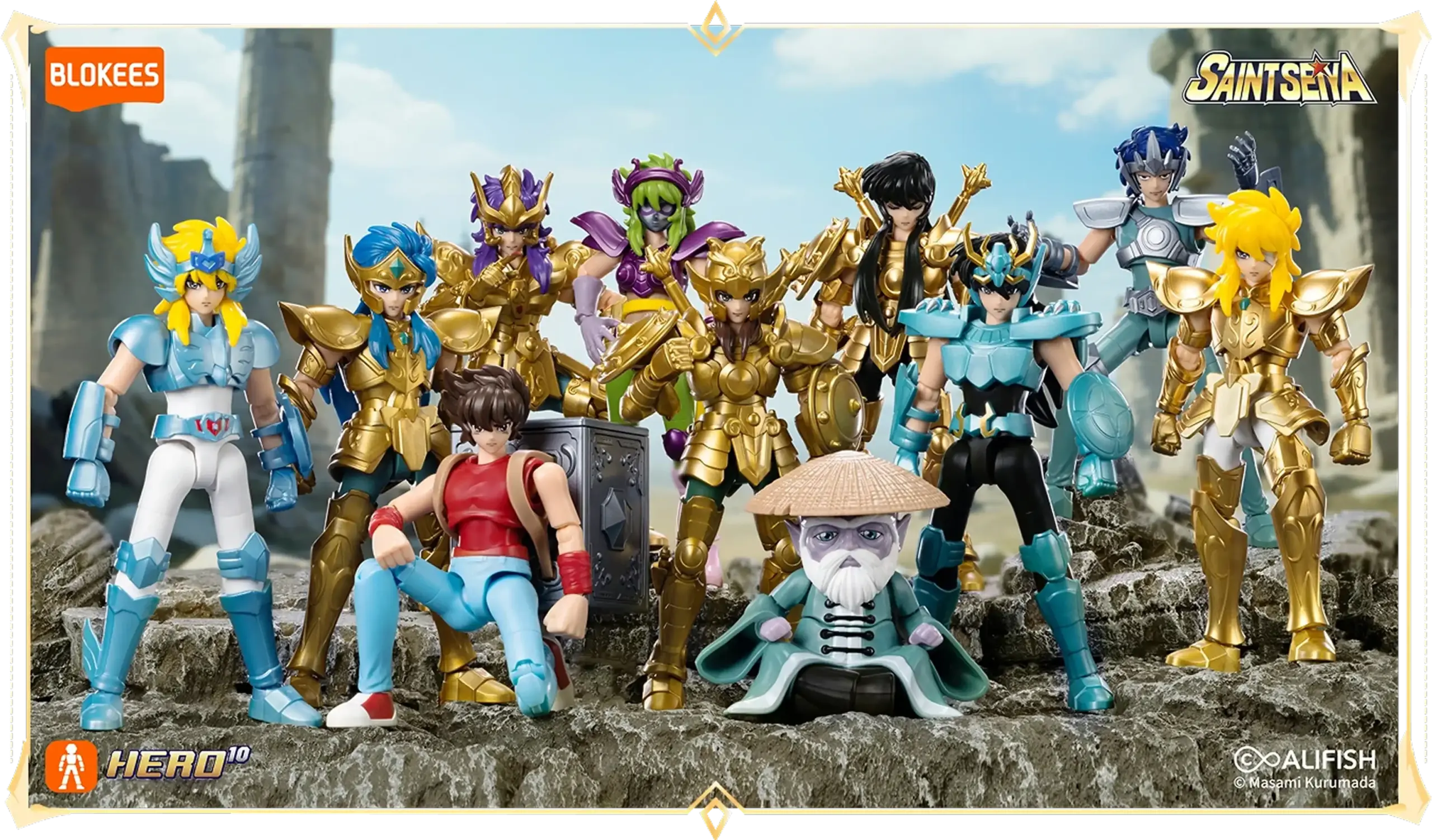 Blokees Champion Class Whole Set Galaxy Version 01 The Legacy of the Gold Saints 0 scaled